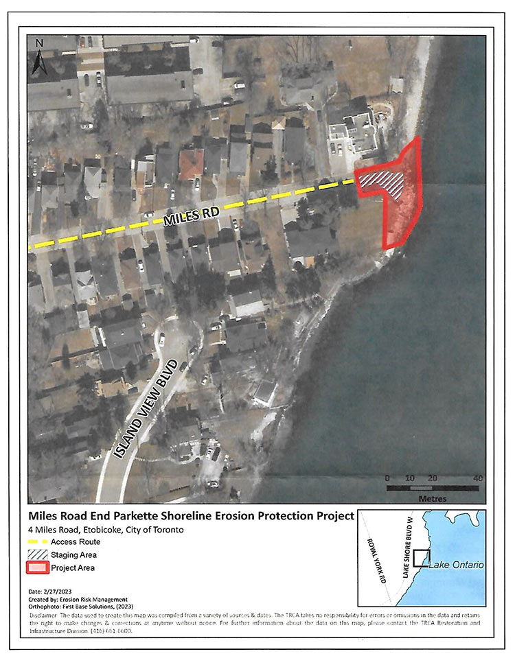 Miles-Road-Parkette-Shoreline--TRCA-Project-map